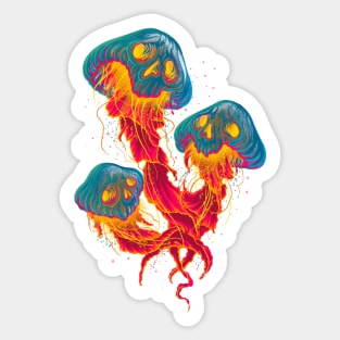 Jellyskull Sticker